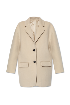コート ISABEL MARANT Women Coats MA0389FB C1D03I23EC Beige Isabel Marant Coat 'Efezia' | Women's Clothing | Vitkac